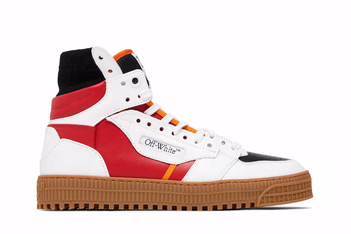Off-White Off-Court 3.0 High White Red Gum, view 2