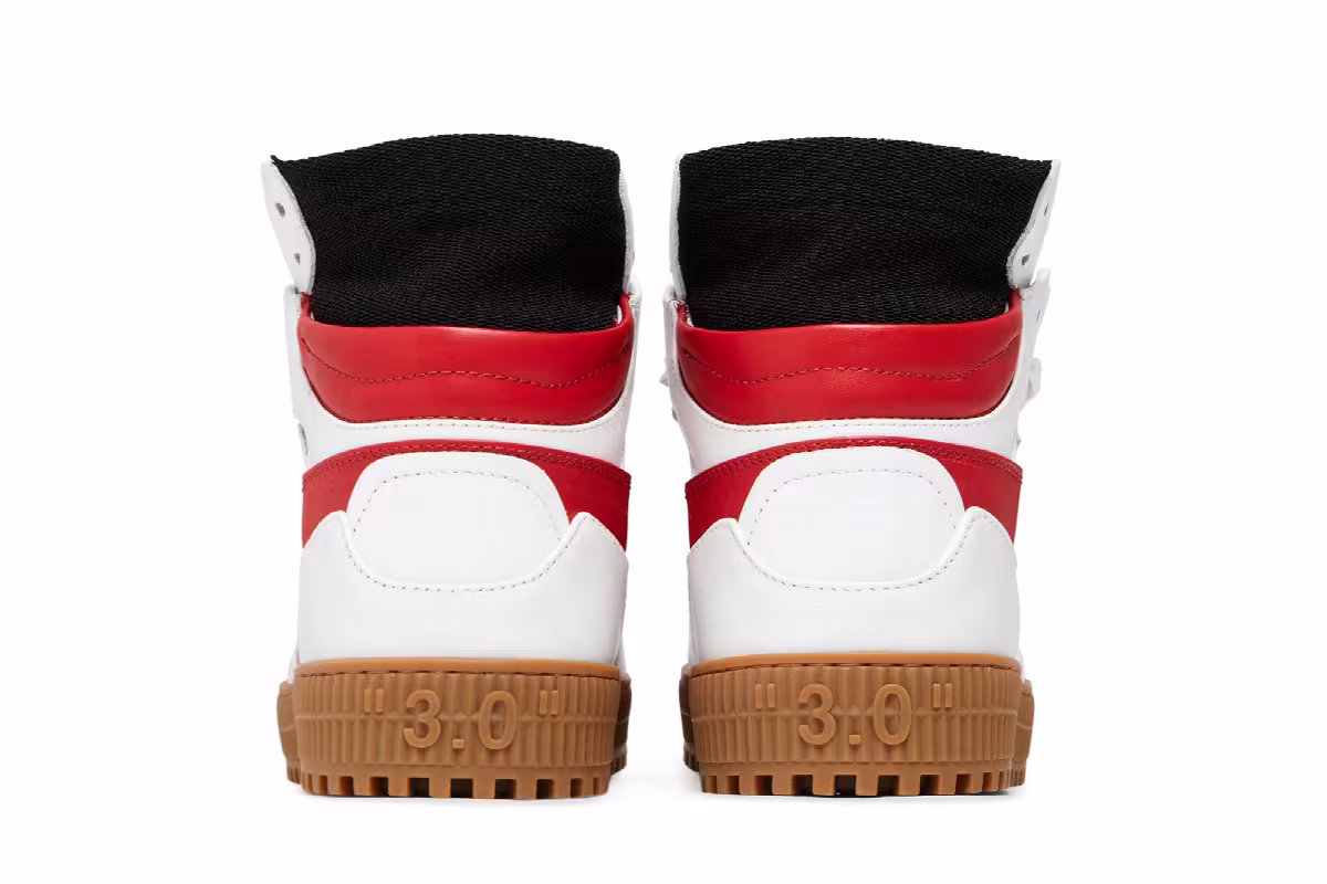 Off-White Off-Court 3.0 High White Red Gum, view 7