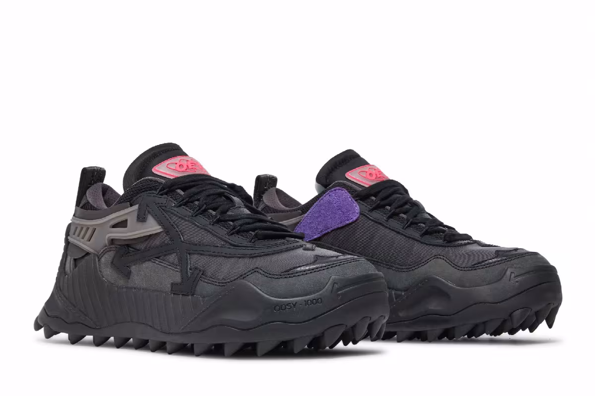 Off-White ODSY-1000 Black Grey Fuchsia, view 9