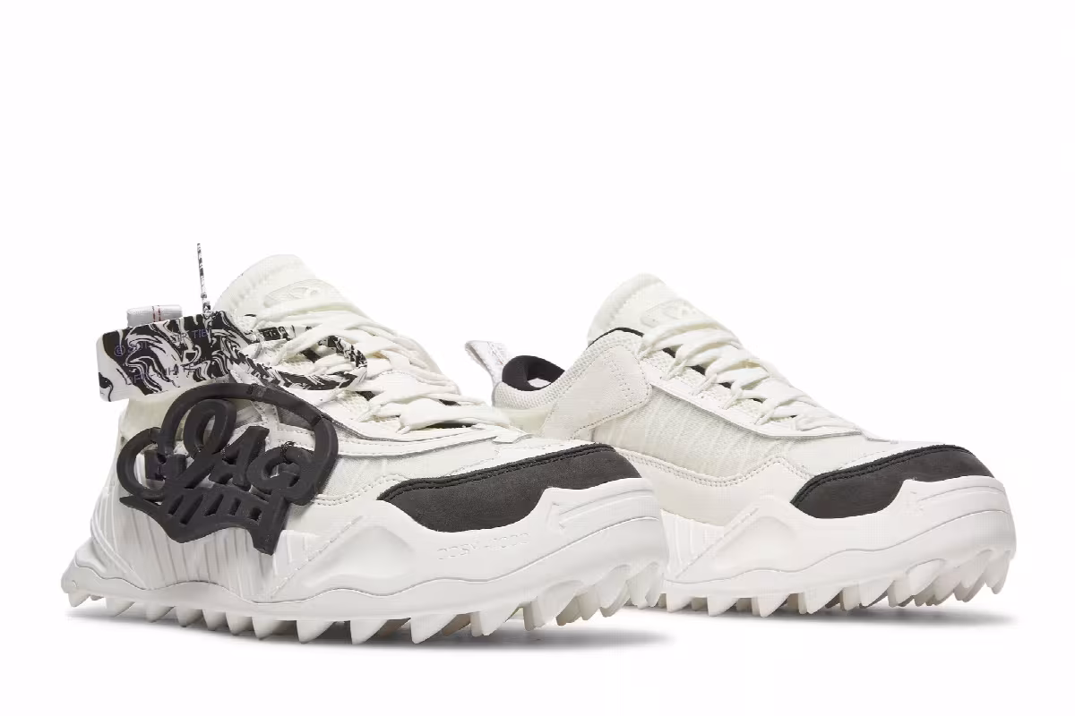 Katsu x Off-White ODSY-1000 White Black, view 9