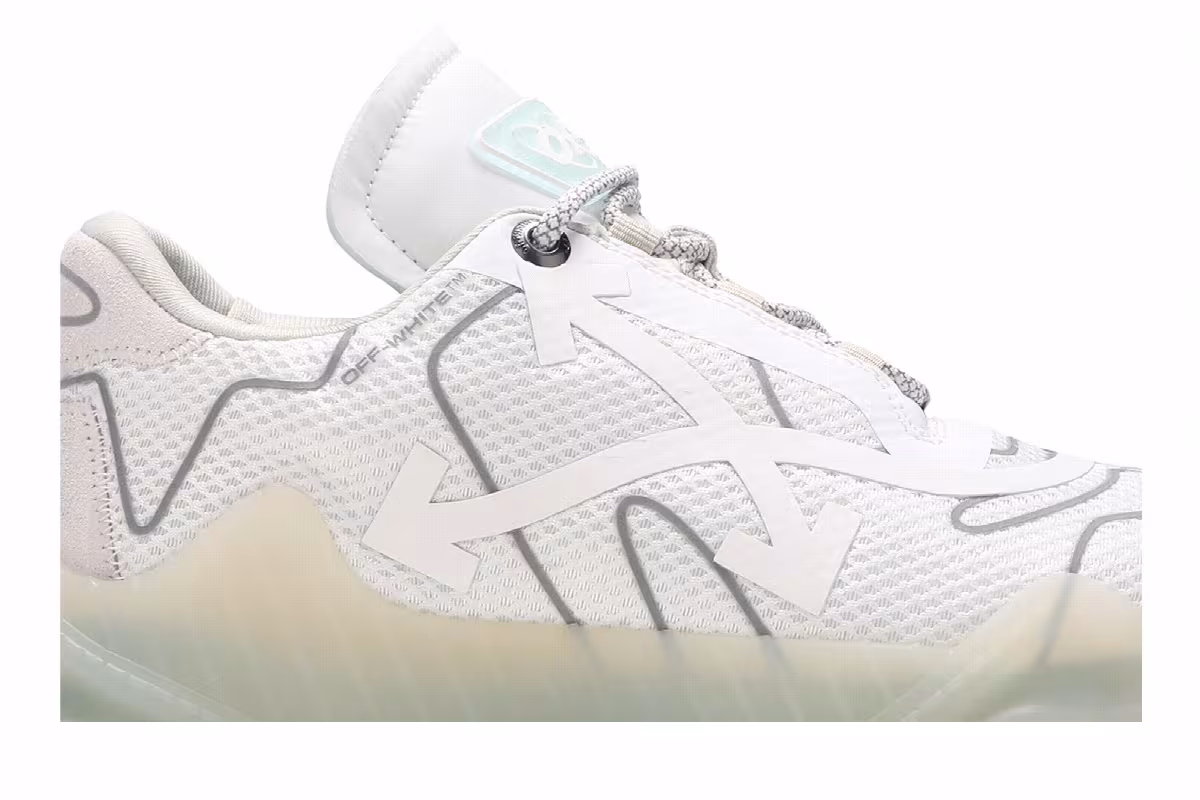 Off-White ODSY-1000 Transparent Sole - White Silver, view 3