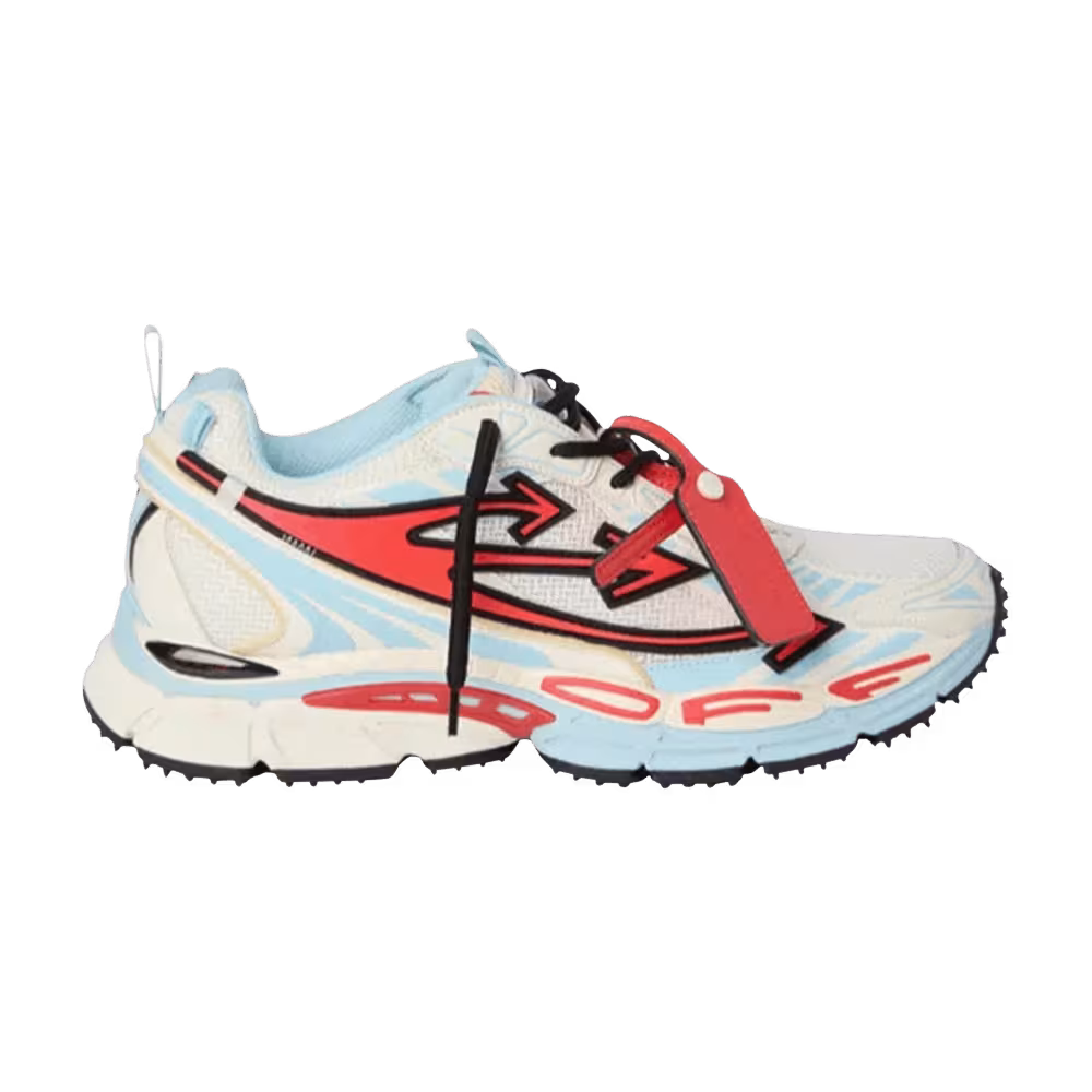 Off-White Be Right Back Powder Blue Coral Red