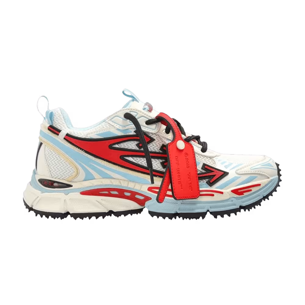 Off-White Women's Be Right Back Powder Blue Coral Red