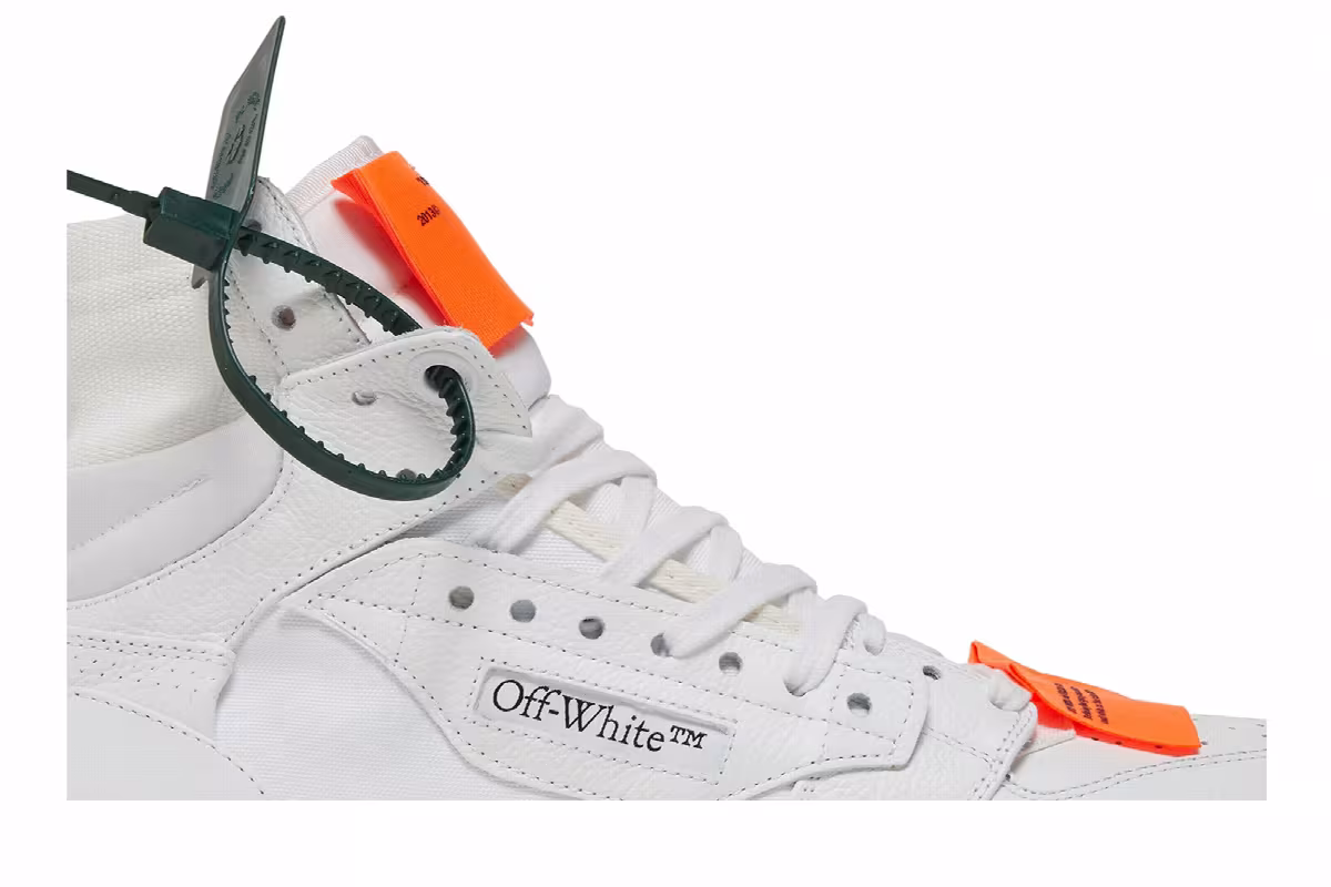 Off-White Off-Court 3.0 High White Orange, view 3