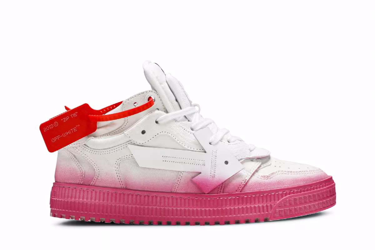 Off-White Women's 3.0 Low White Fuchsia, view 2