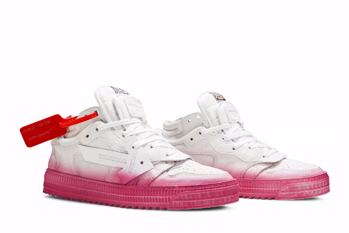 Off-White Women's 3.0 Low White Fuchsia, view 9