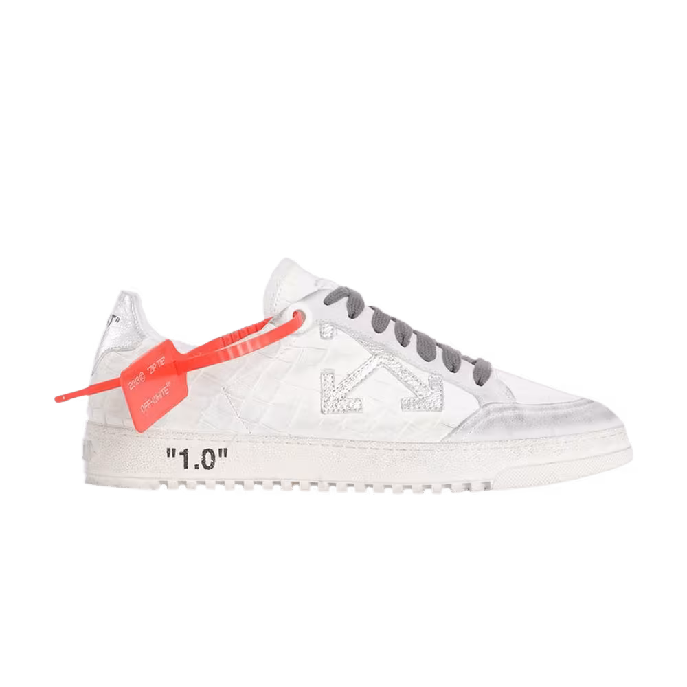 Off-White 2.0 Silver Crocodile