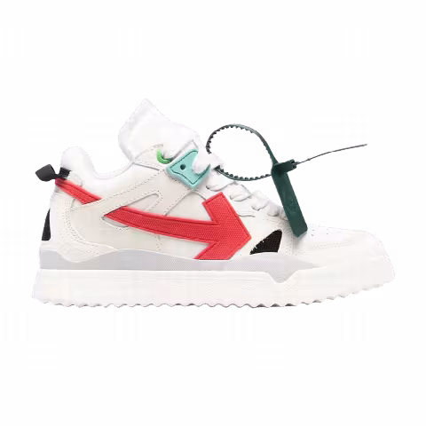 Off-White New Mid Sponge 'White Red'