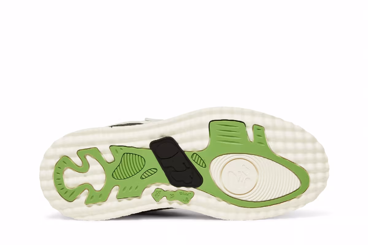 Off-White New Mid Sponge White Black, view 5