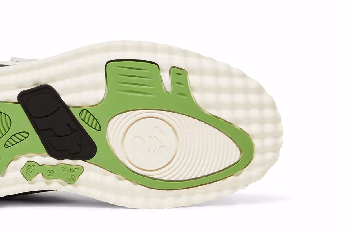 Off-White New Mid Sponge White Black, view 6