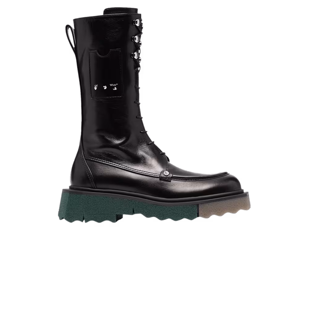 Off-White Women's Sponge Combat Boot Black