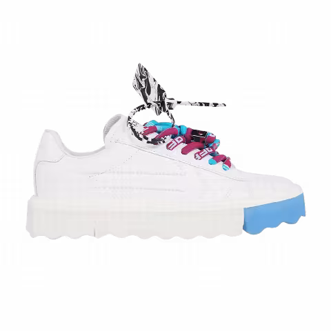 Off-White Wmns Sponge Sneakers 'White Blue'