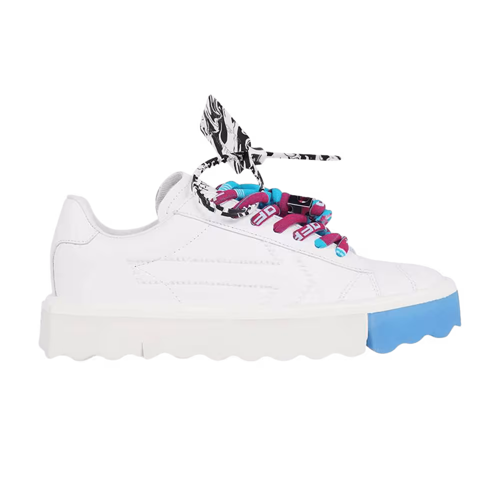 Off-White Women's Sponge Sneakers White Blue