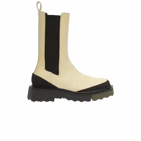 Off-White Wmns Sponge Chelsea Boot 'Cream Military'