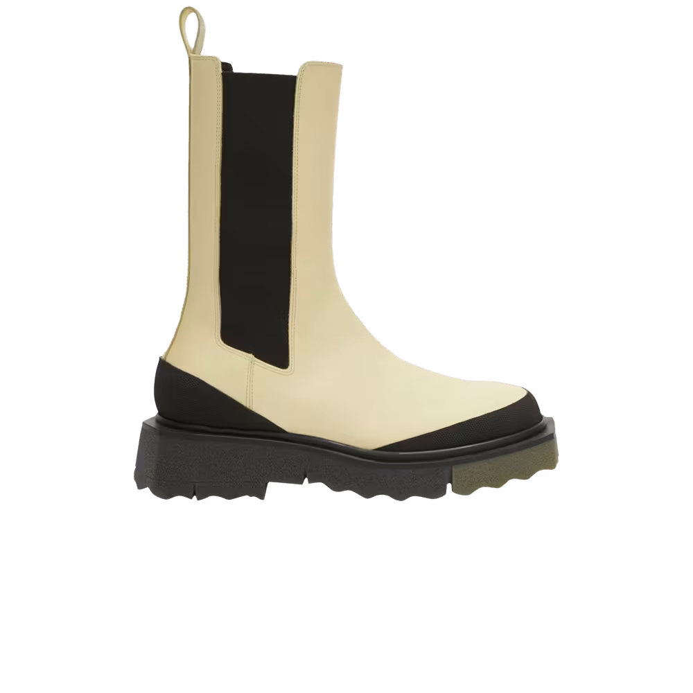 Off-White Women's Sponge Chelsea Boot Cream Military