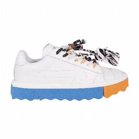 Off-White Wmns Sponge Sneakers 'White Blue'