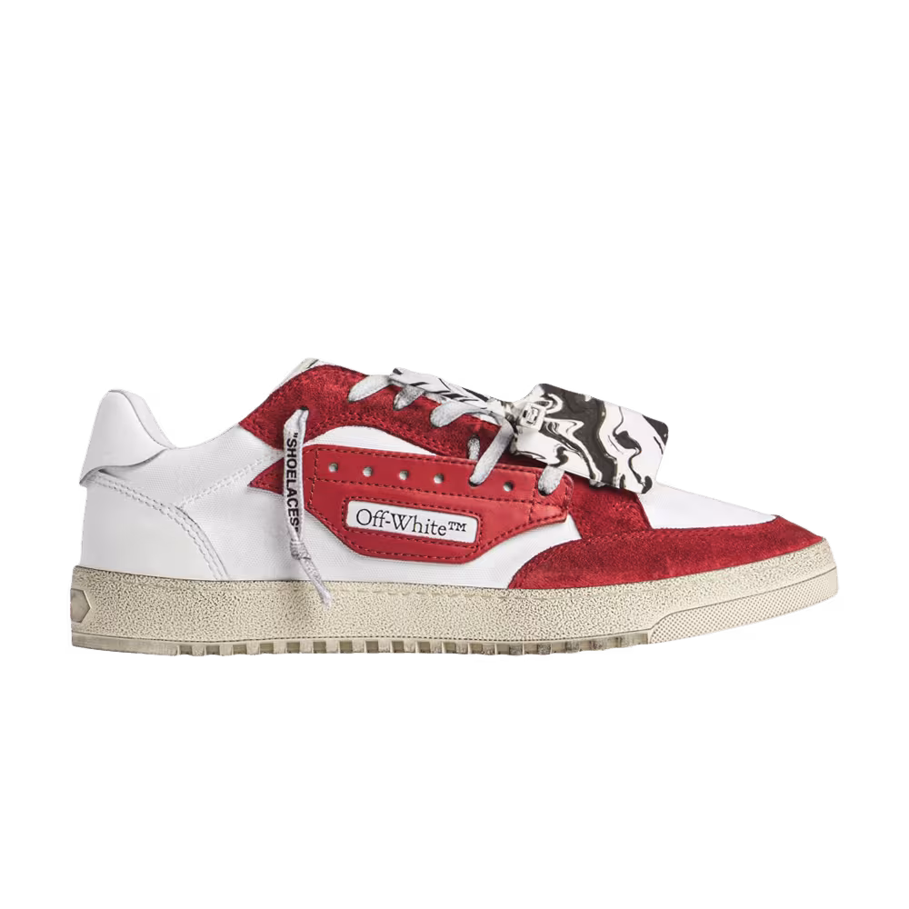 Off-White 5.0 Low White Red