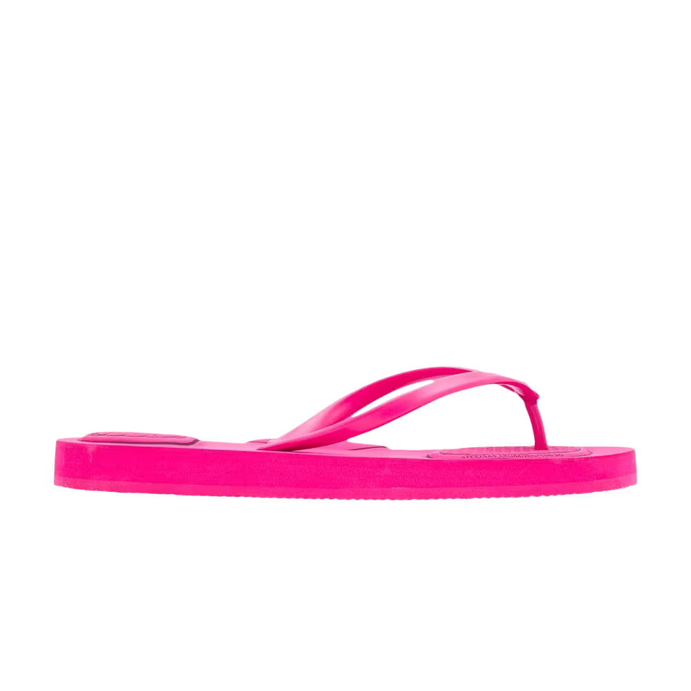 Off-White Women's Flip Flops Fuchsia