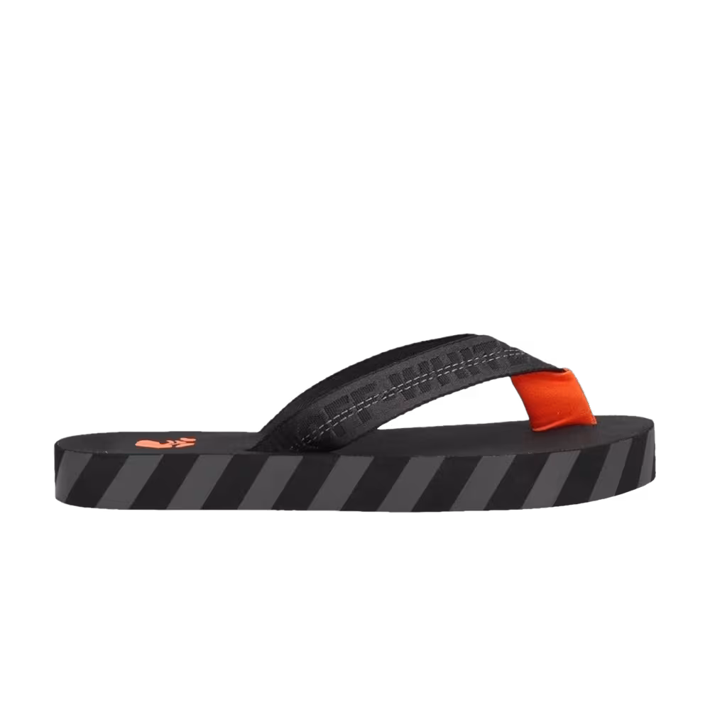 Off-White Flip Flops Logo Tape - Black