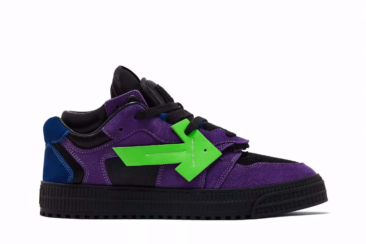Off-White Off-Court 3.0 Floating Arrow Low Purple Lime, view 2