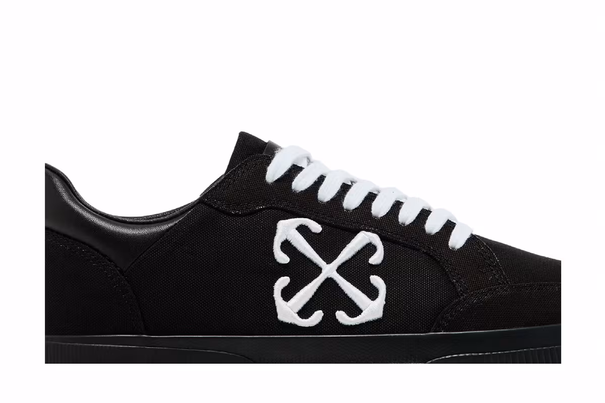 Off-White New Low Vulcanized Black White, view 3
