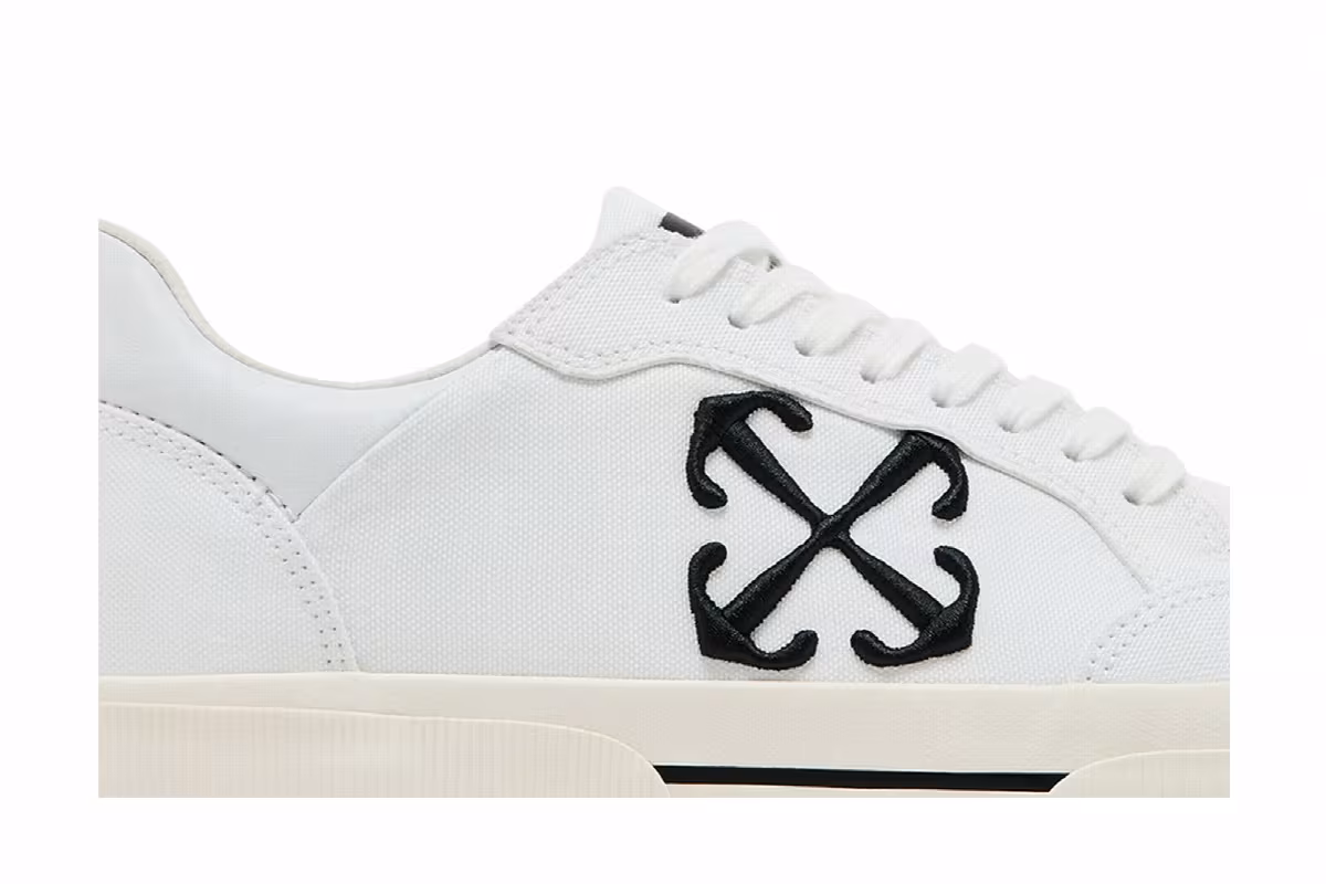 Off-White New Low Vulcanized White Black, view 3