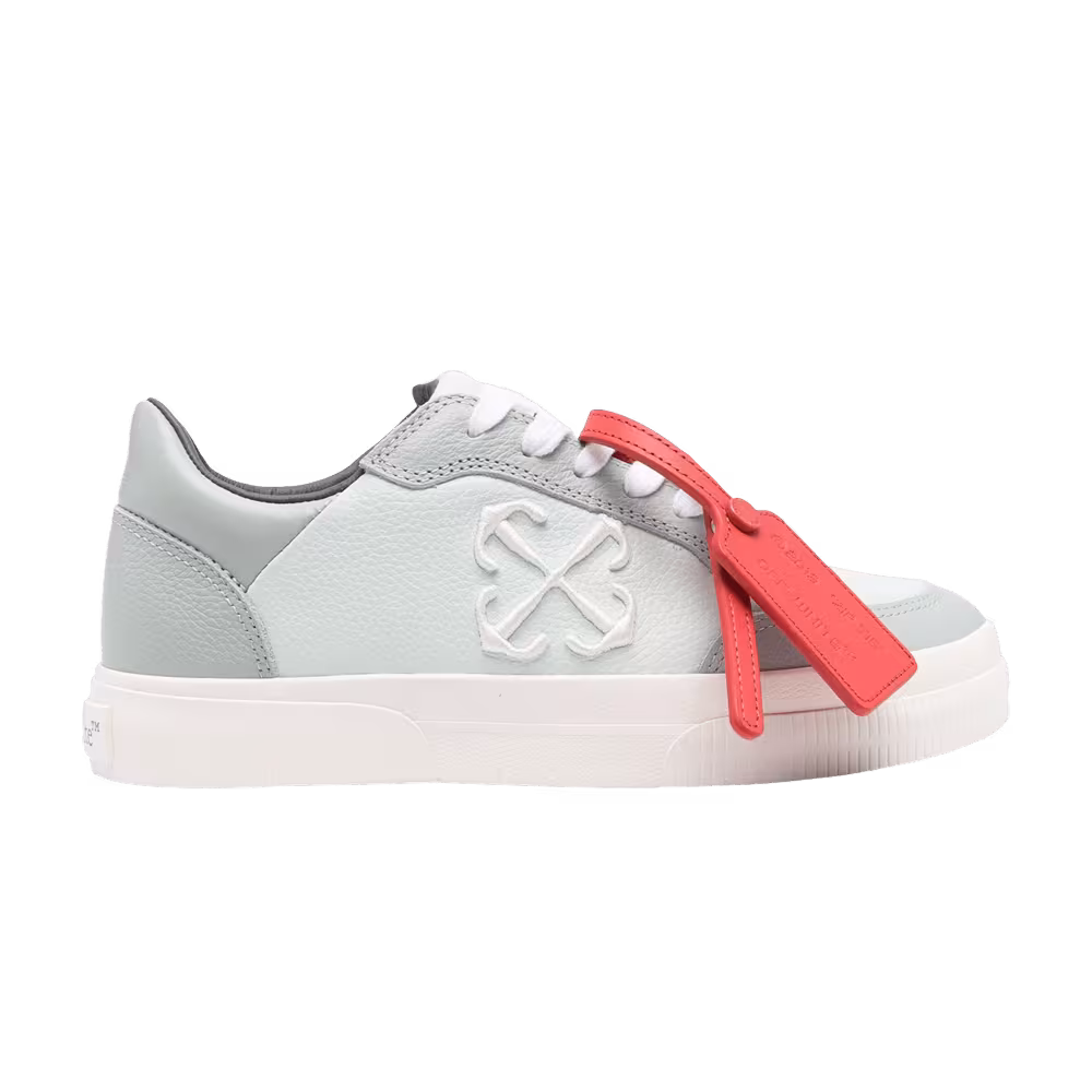 Off-White Women's New Low Vulcanized Greyish Mint Green