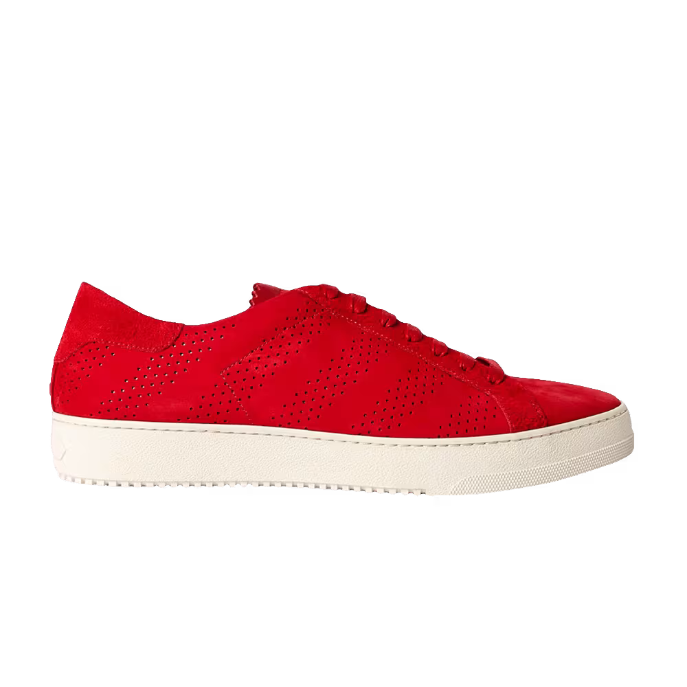 Off-White Classic Diagonals Low Red