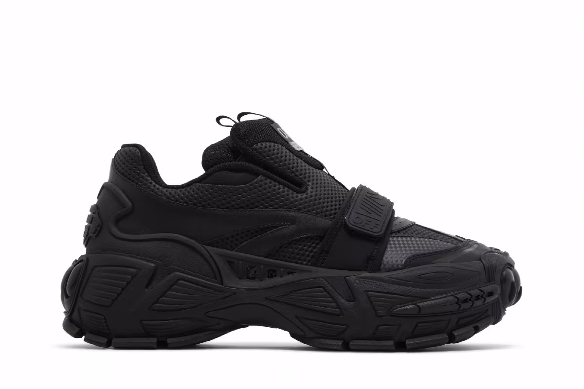 Off-White Glove Slip On Black, view 2