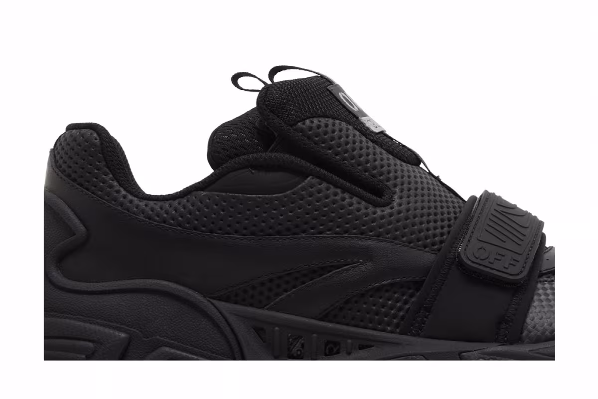 Off-White Glove Slip On Black, view 3