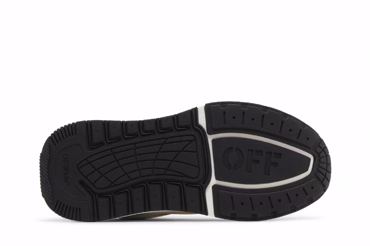 Off-White Runner B Sneaker White Black, view 5