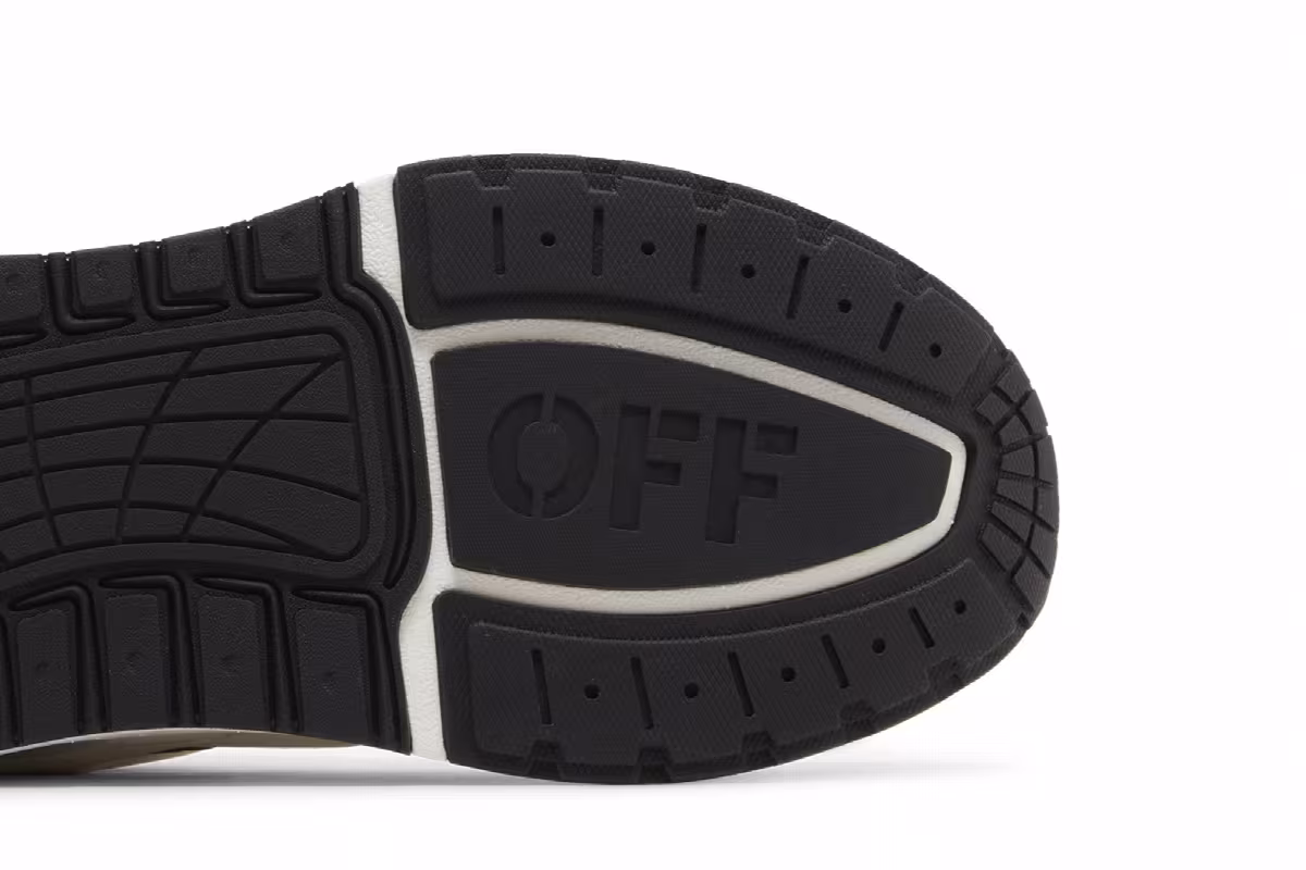 Off-White Runner B Sneaker White Black, view 6