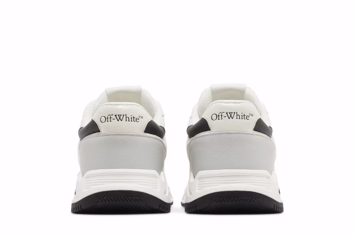 Off-White Runner B Sneaker White Black, view 7