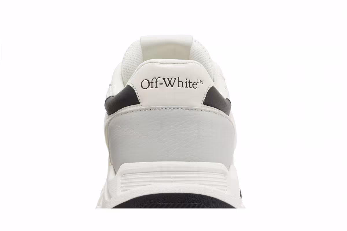 Off-White Runner B Sneaker White Black, view 8