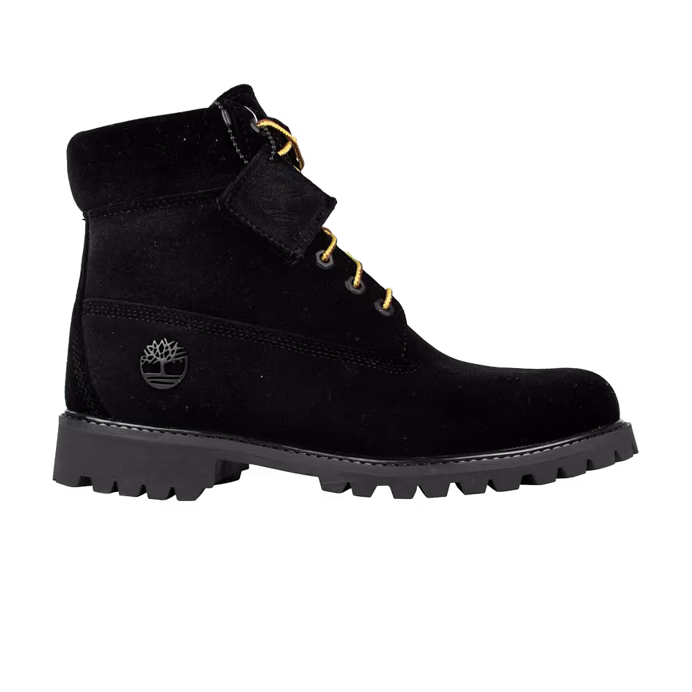 Off-White Timberland X OFF WHITE Velvet Boots Black