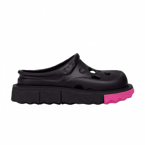 Off-White Wmns Sponge Meteor Clog 'Black Fuchsia'