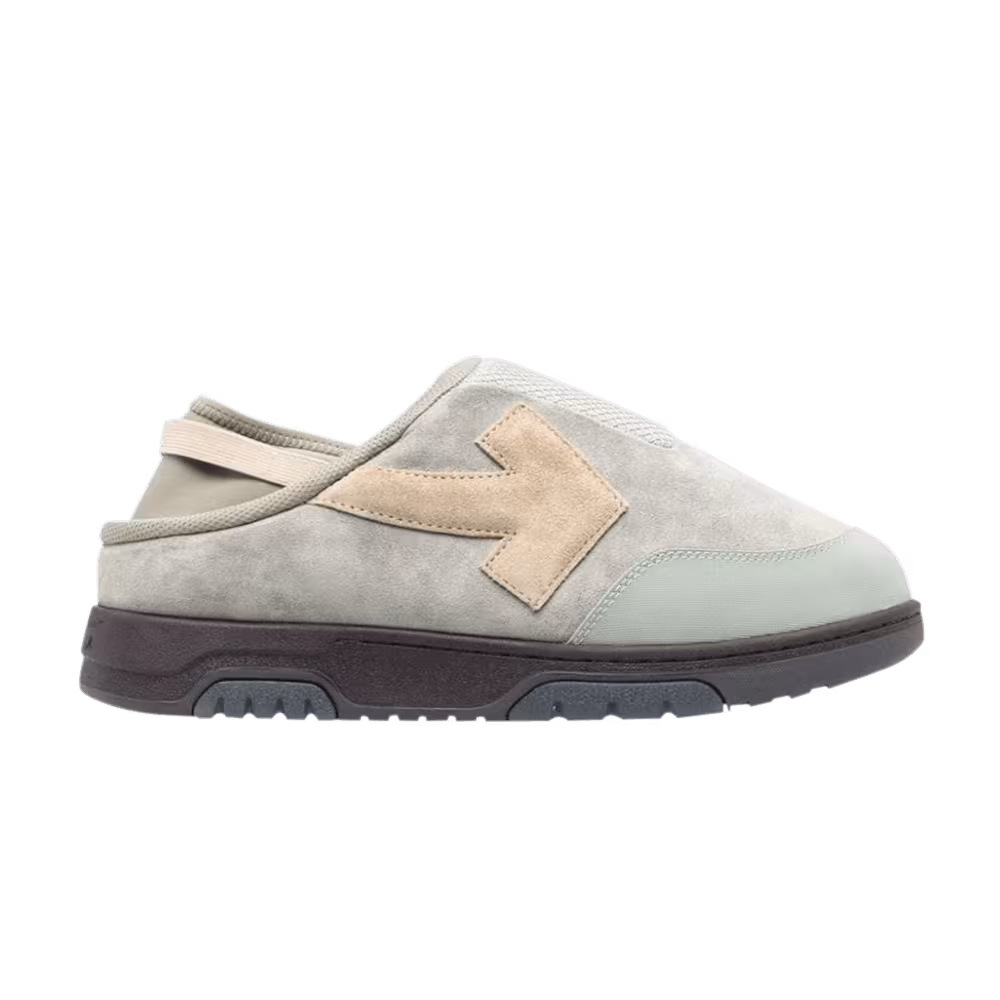 Off-White Out of Office Mule Light Grey Beige