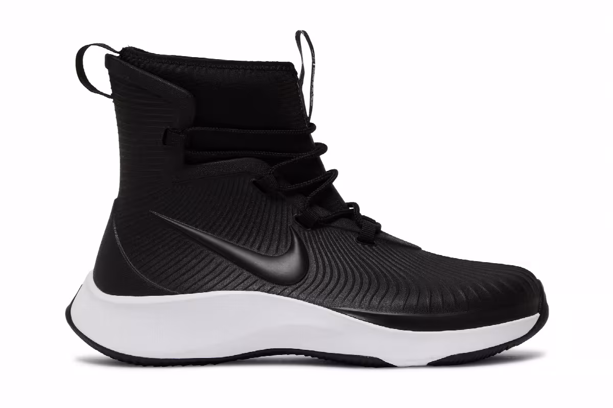 Nike Binzie Boot GS Black White, view 2