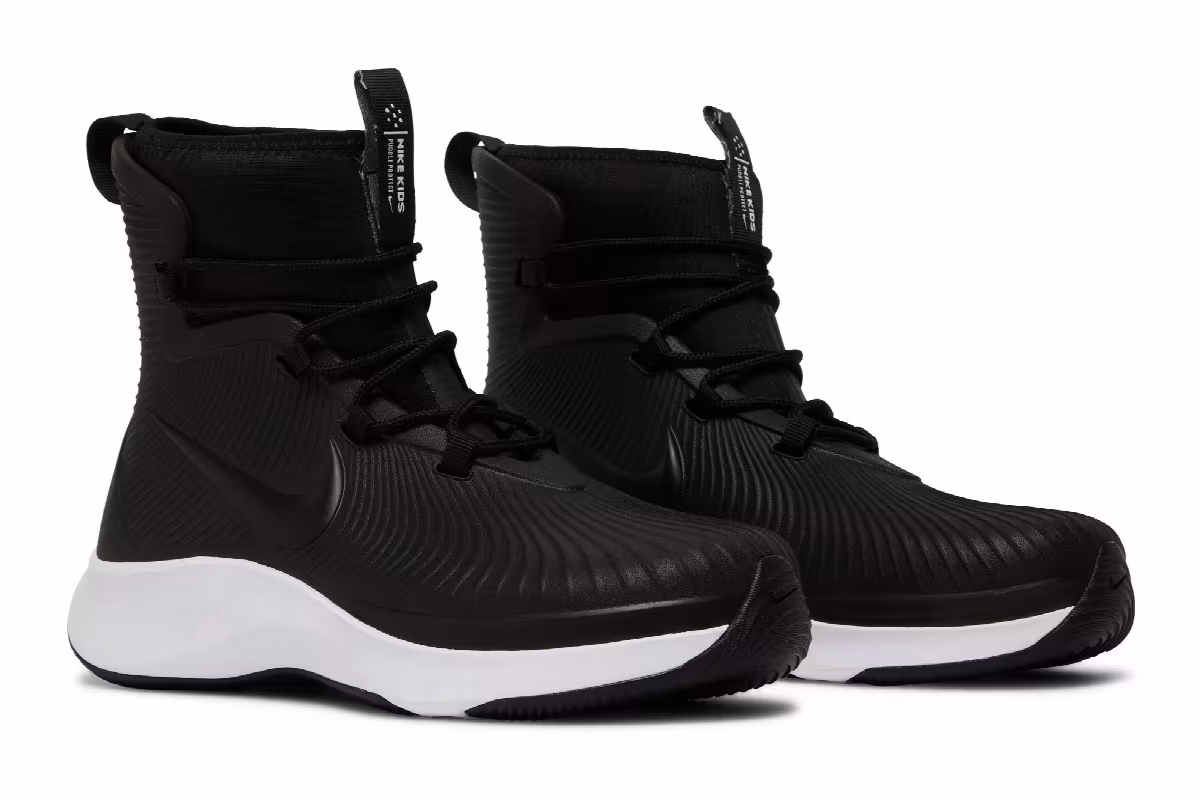 Nike Binzie Boot GS Black White, view 9