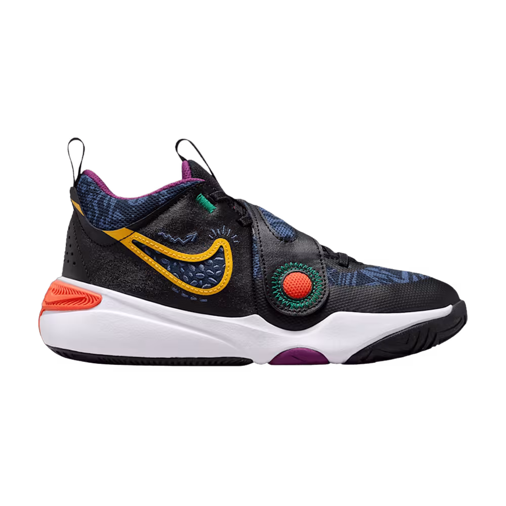 Nike Team Hustle D11 SE GS Black University Gold