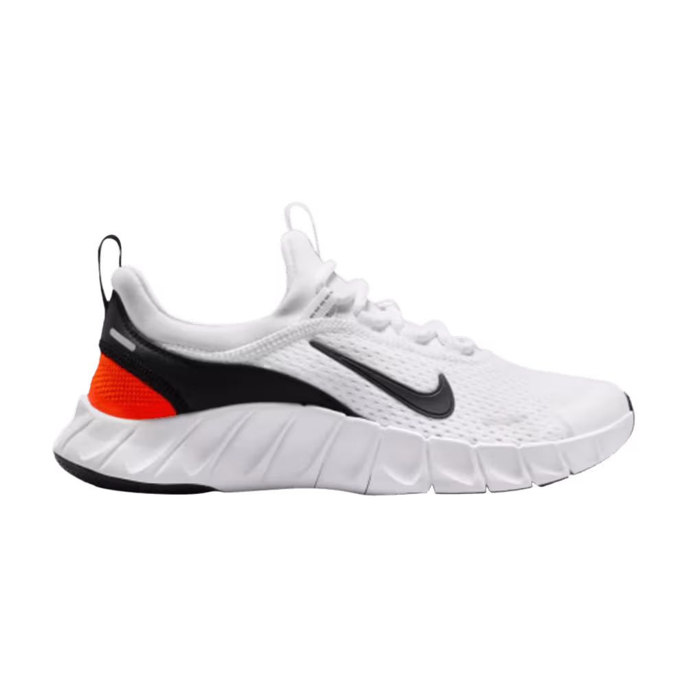 Nike Free Ride GS White Safety Orange Black