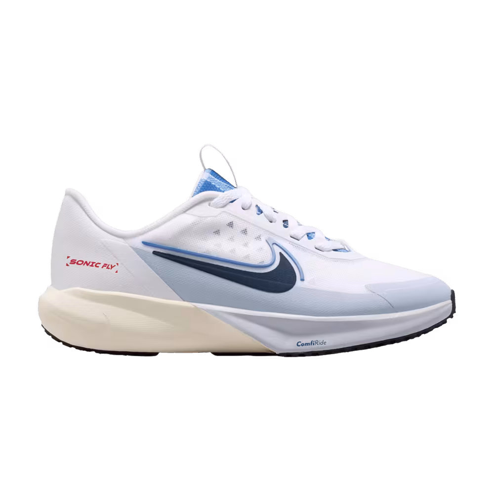 Nike Sonic Fly GS White Midnight Navy