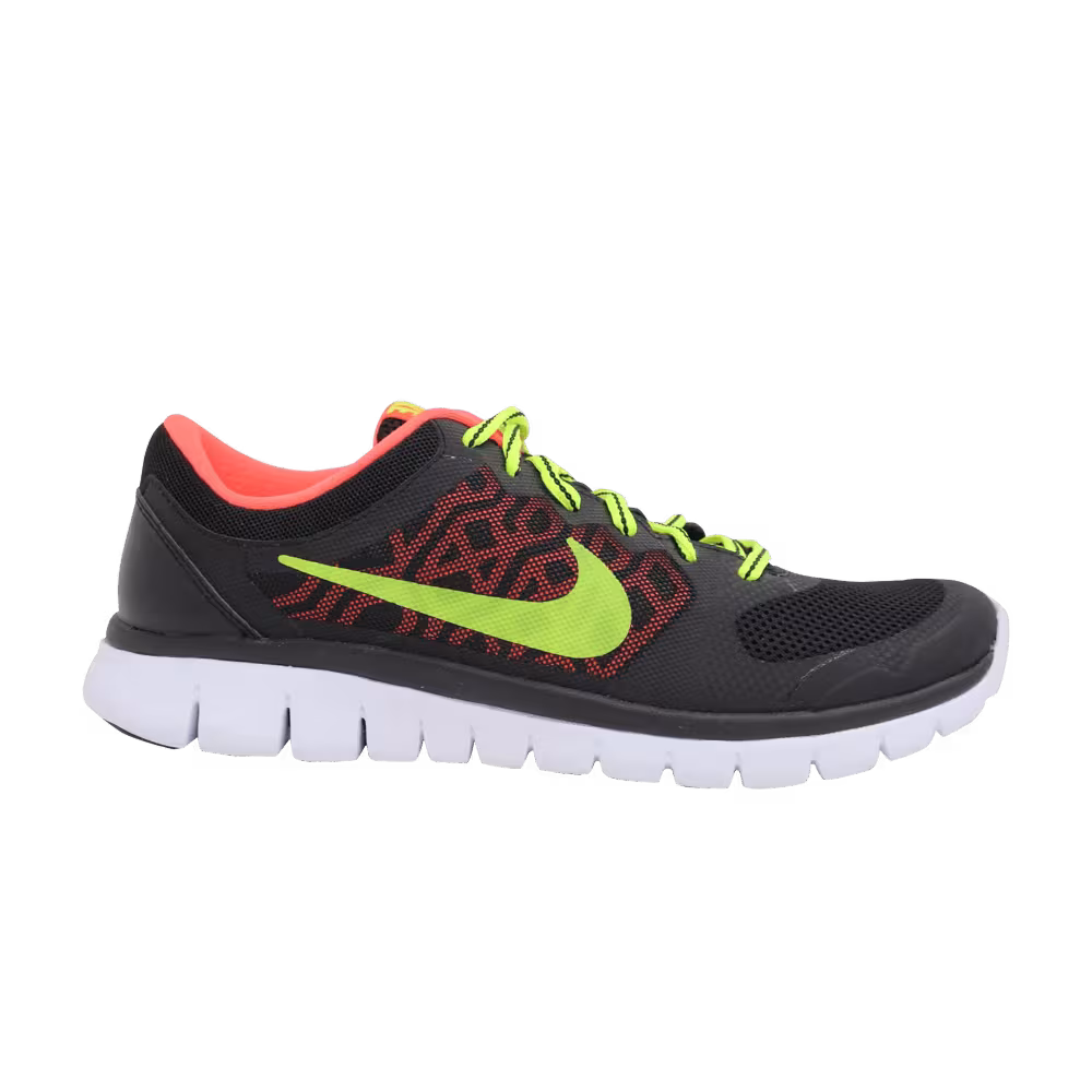 Nike Flex 2015 RN GS Black Volt Lava