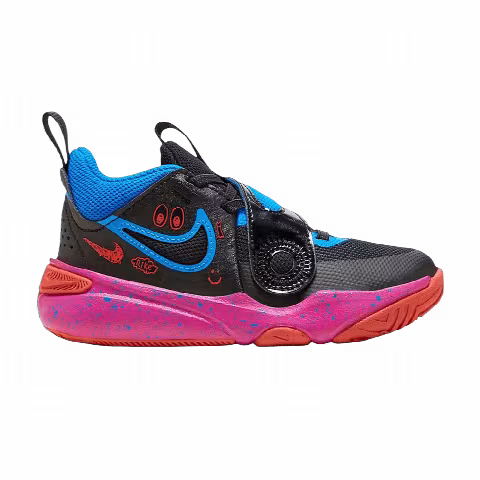 Nike Team Hustle D11 PS 'Black Photo Blue Fireberry'