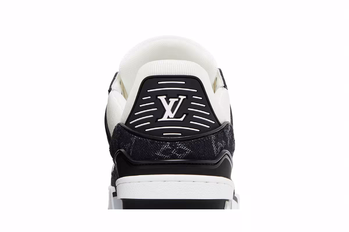 Louis Vuitton Trainer Denim Noir, view 8