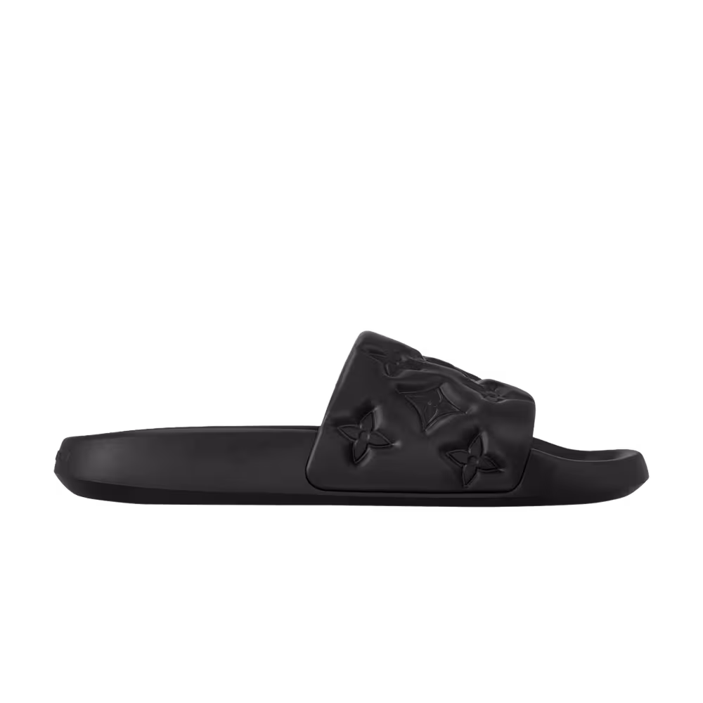 Louis Vuitton Waterfront Mule Monogram Embossed - Black