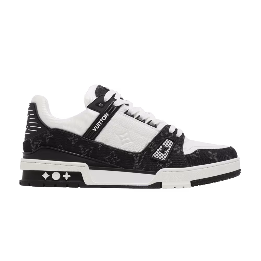 Louis Vuitton Trainer Black Monogram Denim