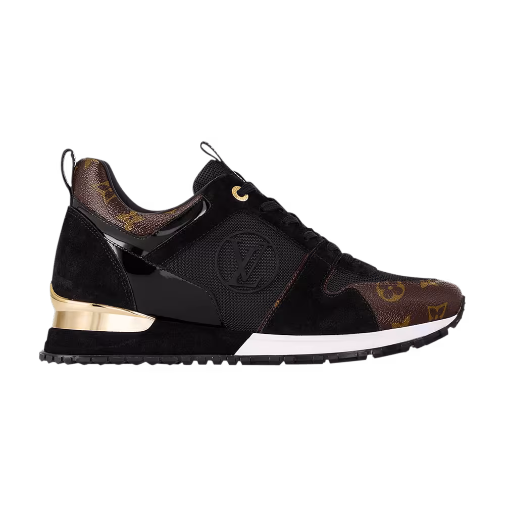 Louis Vuitton Women's Run Away Sneaker Black Monogram