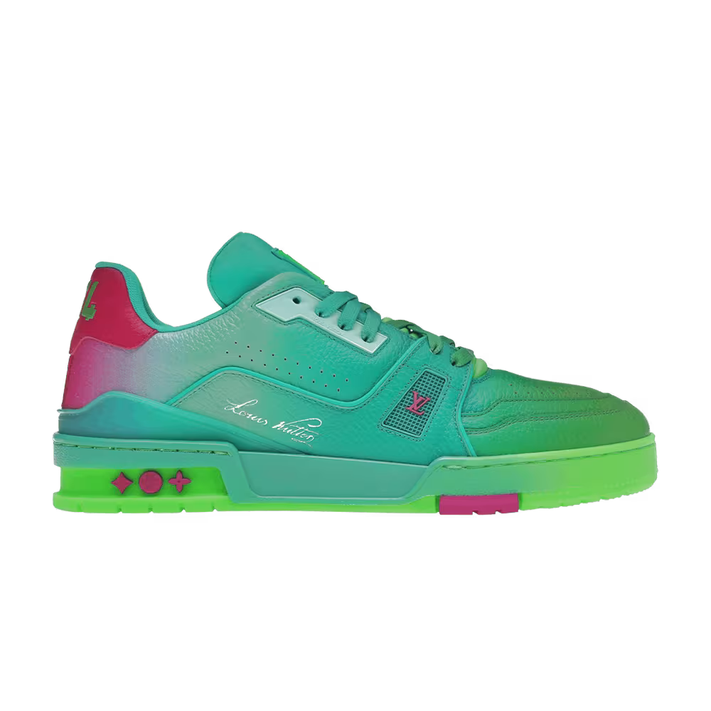 Louis Vuitton Trainer Low Green Ombre