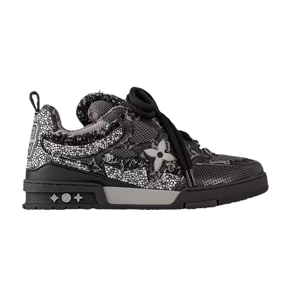 Louis Vuitton Skate Sneaker Black Swarovski Monogram